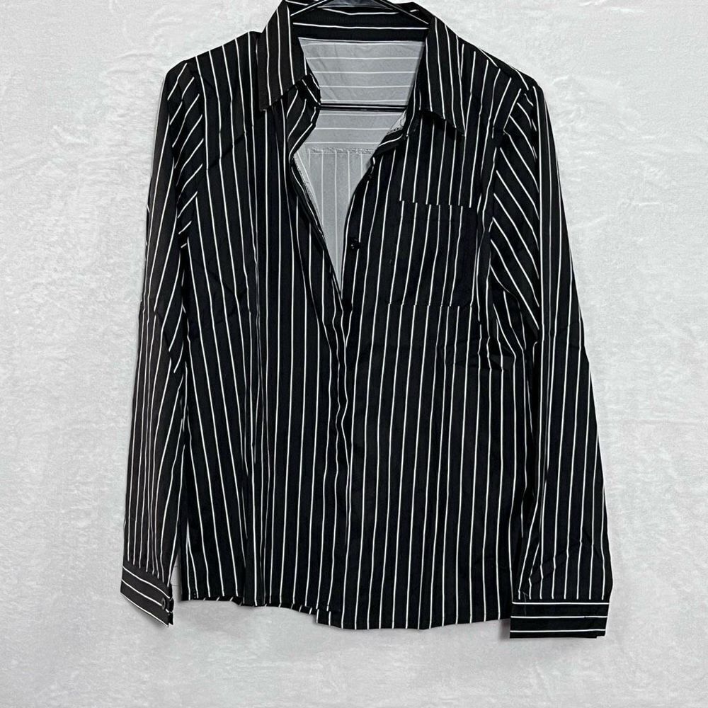 Womens Striped Blouse, size L